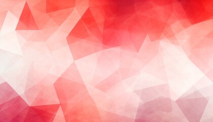 Fototapeta premium Geometric pattern on white background primarily with light red tint in watercolor style.