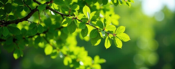 Vertical panoramic shot of Quercus ilex branches and leaves, nature, vertical