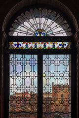 Stained Glass Window in the Doge's Palace