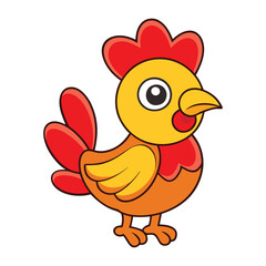 Energetic and bold, the rooster Chinese horoscope mascot logo embodies confidence, precision, and charm. A vibrant symbol of vigilance and prosperity.