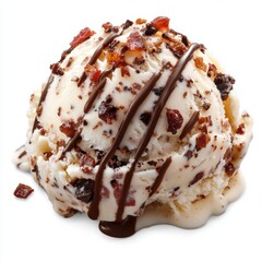 Smoked Maple Ice Cream with Bacon Bits