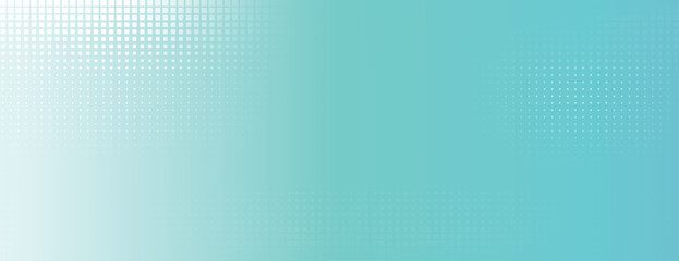 Gradient background, teal and white, with a dotted texture. The background is smooth and modern. Teal color dominates the background. Minimal halftone texture, halftone dotted background vector