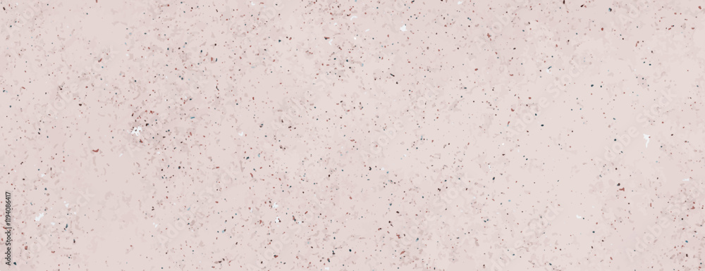 Sticker Speckled background with a light pink background, featuring a textured, terrazzo-style background with pink and black speckles. Minimal grainy speckled texture background vector