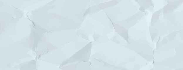 Crumpled paper background with a light blue color. The background has a textured, wrinkled appearance with a soft blue hue. Minimal crumple paper texture vector background
