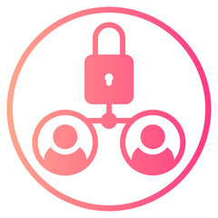 identity gradient icon