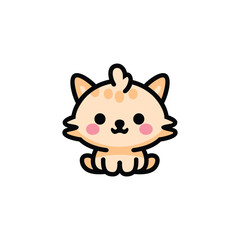 cartoon cat vector illustration