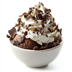 espresso gelato with dark chocolate ice cream