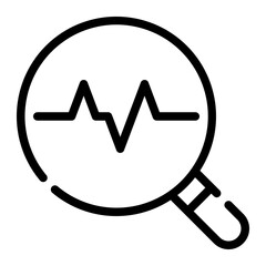 analytics line icon