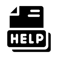 Help glyph icon