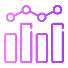 graph gradient icon