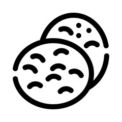potato line icon