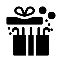 Gift Box glyph icon
