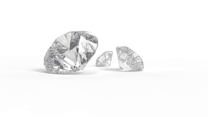 レンダリングされたダイアモンド