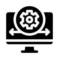 Operating System glyph icon