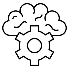 Brainstorming  Icon Element For Design