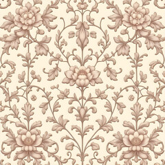seamless pattern with flowers