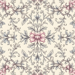 seamless pattern with flowers