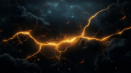 Supply chain disruption resilience amidst natural events in dramatic skies - a visual narrative