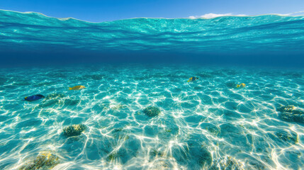 Crystal clear waters reveal vibrant underwater world
