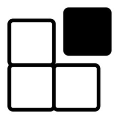 data glyph icon