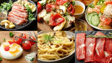 Natural food (various cuisines)