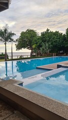 swimming pool in hotel