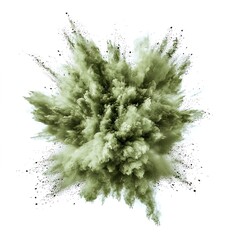 Green Powder Explosion - Abstract, Art, Texture, Background, Design