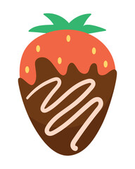 strawberry with chocolate