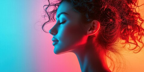 Female sleep researcher analyzes rem patterns in calm studio