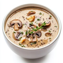  mushroom soup with hints of garlic 