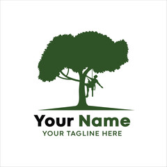 vector lumberjack logo, suitable for background logos etc
