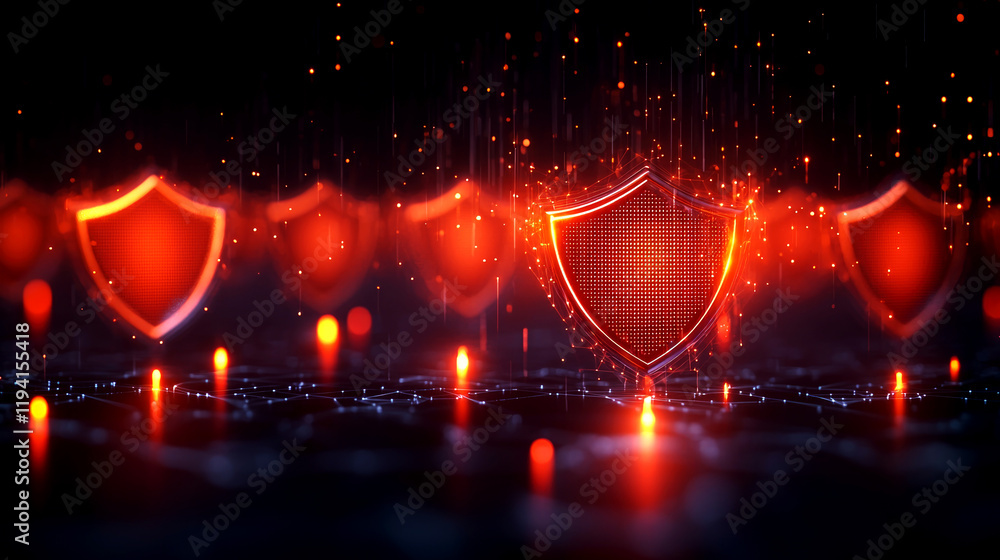 Poster enhancing kyc security measures through innovative digital shield technology in cybersecurity enviro