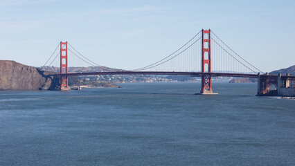 The Golden Gate Bridge image taken from Land's End.