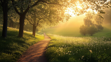 Castle Hohenzollern in Summer at golden hour
