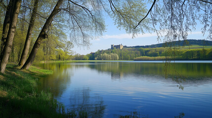 Castle Hohenzollern in many seasons