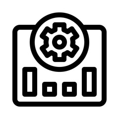 Sound Settings line icon