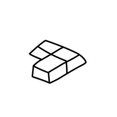 chocolate outline icon