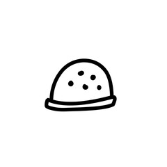 chocolate outline icon
