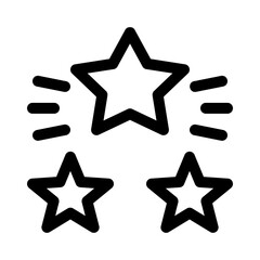Obraz premium Star line icon