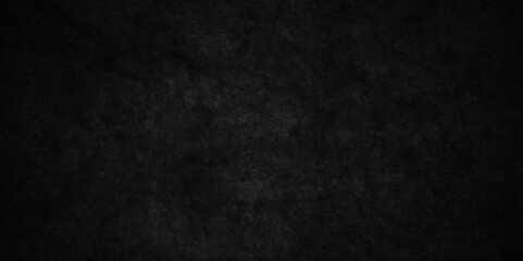 Dark black backdrop grunge cement wall. black stone marble concrete wall grunge texture background. Black texture chalk board and black board background. stone concrete texture.	