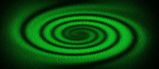 Green color background abstract color swirl vortex gradient shape, grainy vibrant black banner poster cover header backdrop design