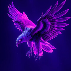eagle with wings
