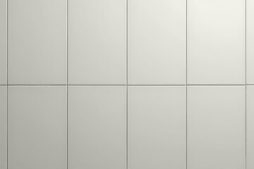 Light Gray Matte Square Tiles in Grid Layout for a Seamless Modern Tiled Wall