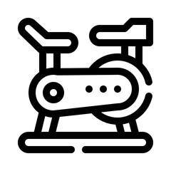 Exercise Bike line icon