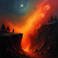 fire in the sky