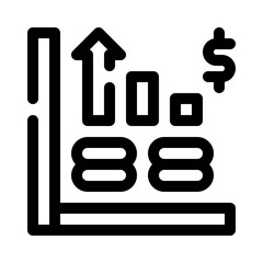 Financial Growth line icon