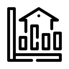 Real Estate Investment line icon