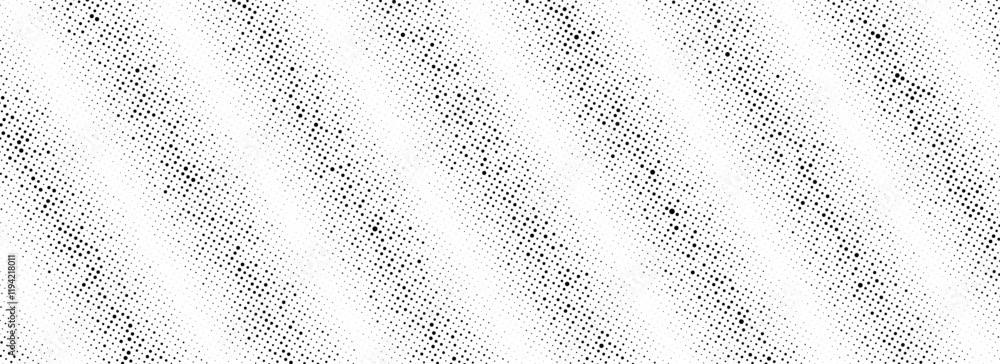 Poster black rippled grit halftone texture. grunge diagonal noise stripe pattern. vanishing sandy grain gra
