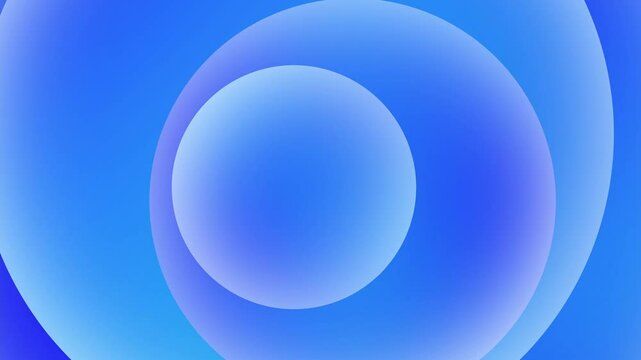 Blue circles overlap creating depth and a gradient effect. Ideal for web design backgrounds, digital art projects, or abstract graphic concepts.