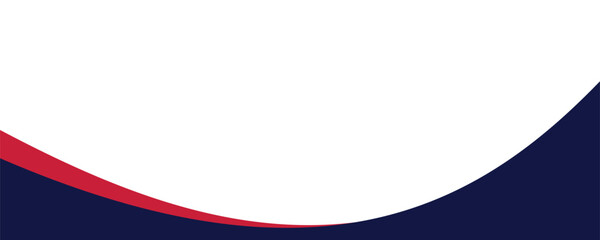 Abstract Navy Blue and Red Wave Background